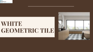 Buy White Geometric Tiles Online – Sleek and Stylish