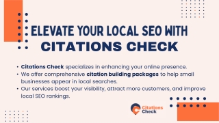Boost Your Local SEO with Citation Building Packages