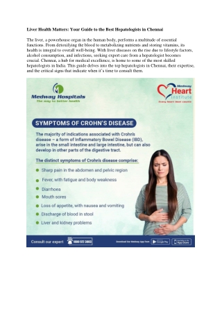 Best Hepatologist in Chennai