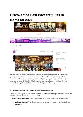 Discover-the-Best-Baccarat-Sites-in-Korea-for-2024