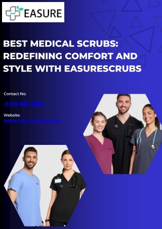 Best Medical Scrubs Redefining Comfort and Style with EasureScrubs