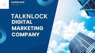 Talknlock Blue Modern Digital Marketing Company Business Presentation (1)