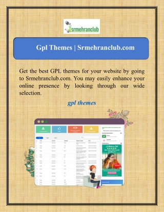 Gpl Themes | Srmehranclub.com