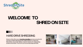 Secure Confidential Shredding Services for You