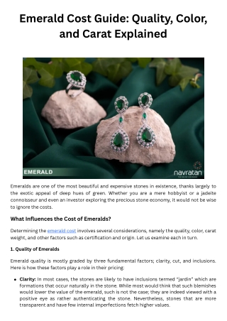 Emeralds
