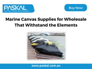 Marine Canvas Supplies for Wholesale That Withstand the Elements