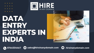Data Entry Experts in India