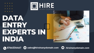 Data Entry Experts in India