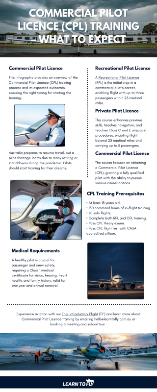 Commercial Pilot Licence (CPL) Training – What to Expect