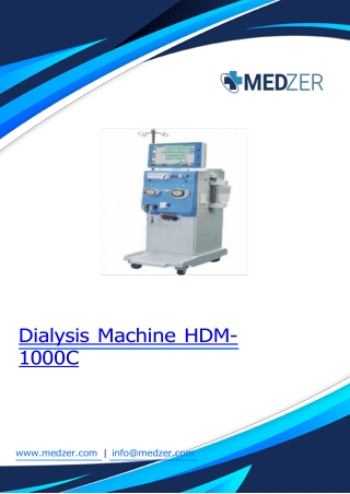 Dialysis Machine HDM-1000C