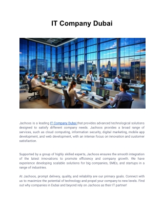 IT Company Dubai