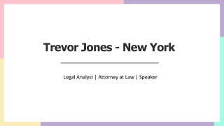 Trevor Jones - New York - A Guiding Luminary