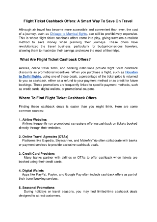 Flight Ticket Cashback Offers_ A Smart Way To Save On Travel - Google Docs