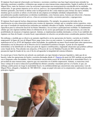 Reorganización Empresarial: Fusiones y Escisiones en el Contexto Fiscal Español