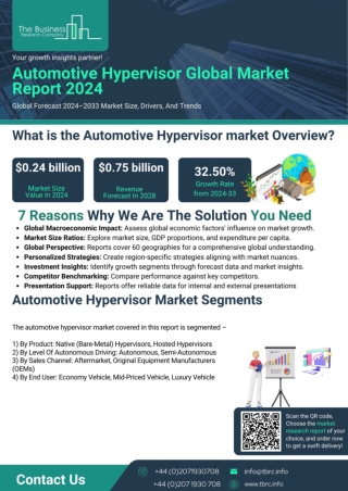 Automotive Hypervisor Global Market Report 2024