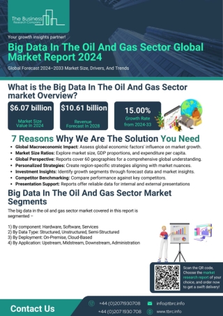 Big Data In The Oil And Gas Sector Global Market Report 2024