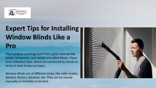 Expert Tips for Installing Window Blinds Like a Pro