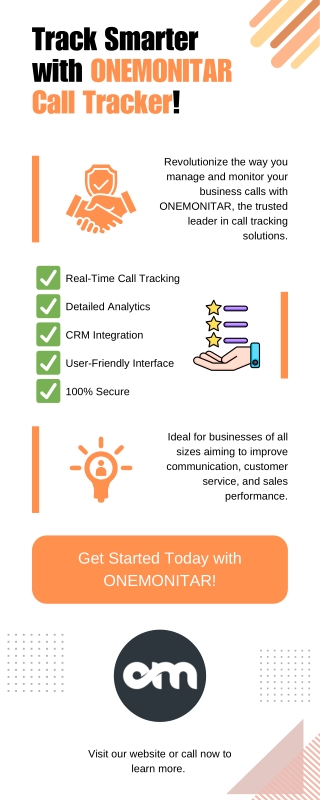 Track Smarter with ONEMONITAR Call Tracker!