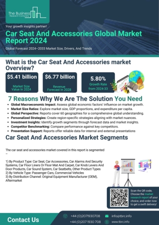 Car Seat And Accessories Global Market Report 2024