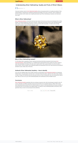 Understanding Silver Hallmarking