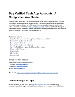 How a Verified Cash App Account Can Boost Your Business