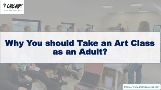 Why You should Take an Art Class as an Adult