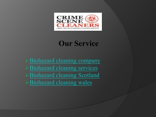 Call Now for Biohazard Cleaning Services - Biohazard Cleaning Company