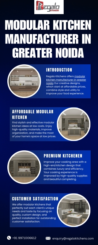 Modular Kitchen Manufacturer in Greater Noida