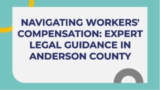 Anderson County Workers Compensation Attorneys