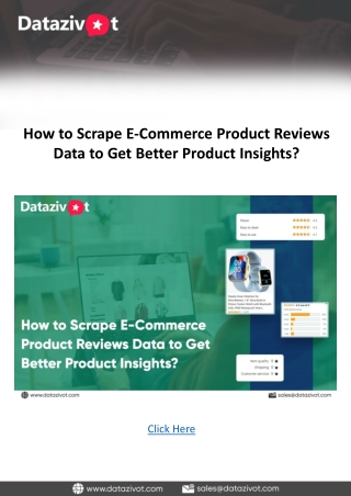 E-Commerce Reviews Scraping: Boost Your Business with Data from All Platforms
