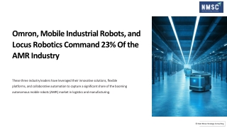 Omron, Mobile Industrial Robots, and Locus Robotics Command 23% Of the AMR Industry Here's how they Achieved it