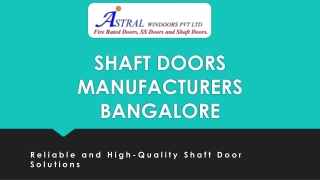 SHRAFE  DOOR MANUFACTURERS IN BANGALORE