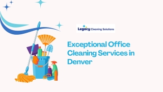 Exceptional Office Cleaning Services in Denver