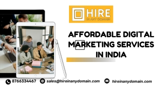 Affordable Digital Marketing Services in India