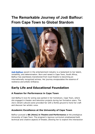 The Remarkable Journey of Jodi Balfour_ From Cape Town to Global Stardom