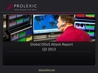 Global DDoS Attack Trends: Q3 2013| Presentation PPT PDF