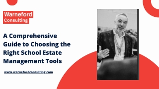 Effective school estate management Tools - Warneford Consulting