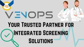 Your Trusted Partner for Integrated Screening Solutions