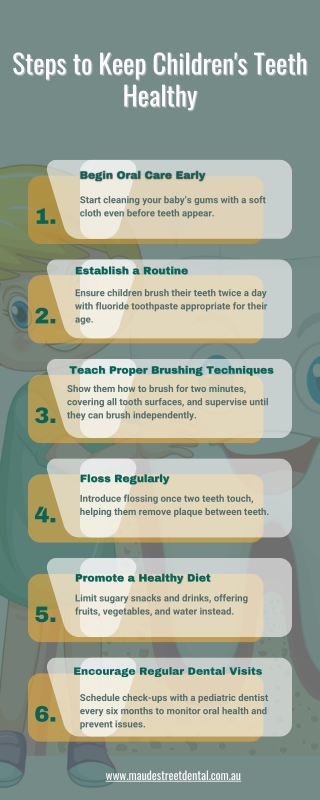 Steps to Keep Children's Teeth Healthy