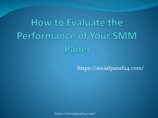 How to Evaluate the Performance of Your SMM Panel