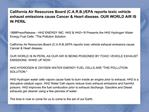 California Air Resources Board (C.A.R.B.)/EPA reports