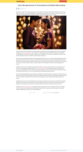 Hindu Marriage Bureau for Personalized and Reliable Matchmaking