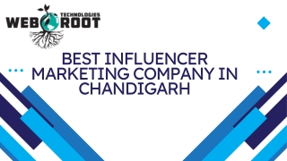 BEST INFLUENCER MARKETING COMPANY IN CHANDIGARH