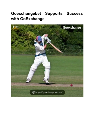 Goexchangebet Supports Success with GoExchange