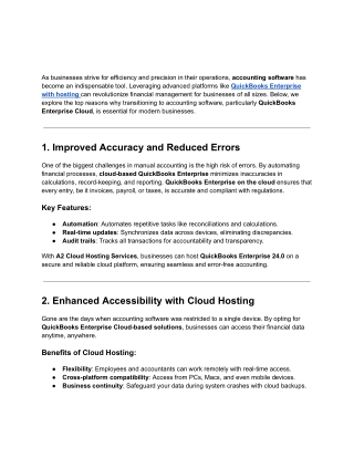 5 Reasons to Use Accounting Software for Your Business