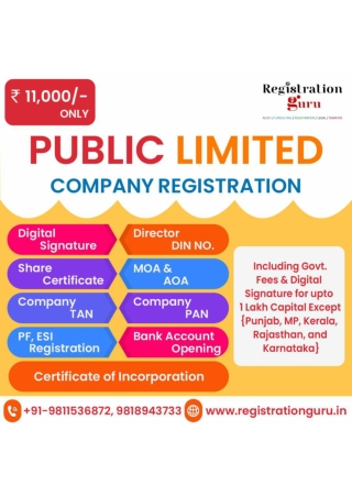 public limited registration in india