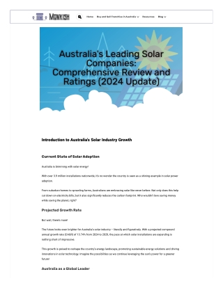 Solar Companies in Australia