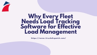 Why Every Fleet Needs Load Tracking Software for Effective Load Management