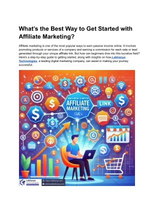 What’s the Best Way to Get Started with Affiliate Marketing