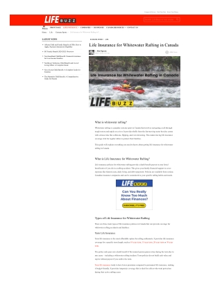 International Coverage: Global Rafting Protection